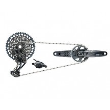 Groupset SRAM GX Eagle (Lunar) (1 x 12 Speed) (32T) (DUB Boost) (175mm), Culoare: Black