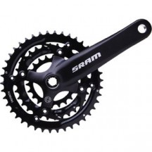 Angrenaj Sram S600 Triple 8V 175mm, Culoare: Black