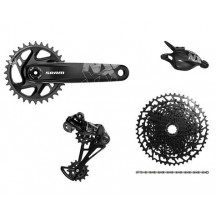 Groupset SRAM NX Eagle (32T) (DUB Boost) (175mm), Culoare: Black