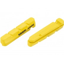 Saboti frana SRAM Road Carbon galben pentru Red / Force / Rival (2 buc), Culoare: Black