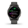 Ceas Garmin Venu 2S Slate Grey, Culoare: Black