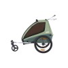 Carucior Chariot Thule Coaster XT Basil Green Carucior Chariot Thule Coaster XT Basil Green