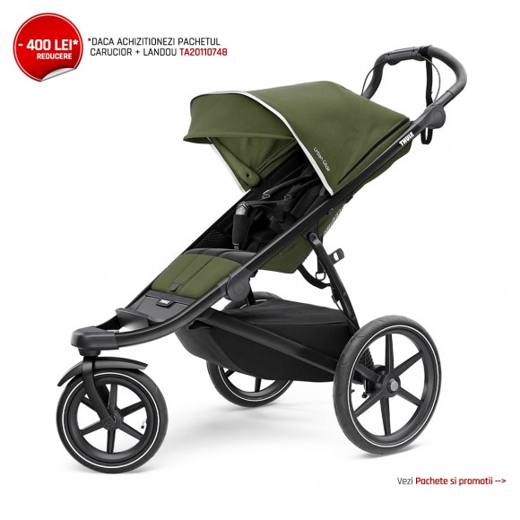 Carucior Thule Urban Glide 2 Single Black/Cypress Green (model2020) Carucior Thule Urban Glide 2 Single Black/Cypress Green (model2020)