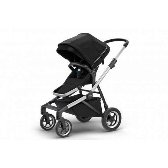 Carucior Thule SLEEK Cadru Gri si Copertina Midnight Black Carucior Thule SLEEK Cadru Gri si Copertina Midnight Black