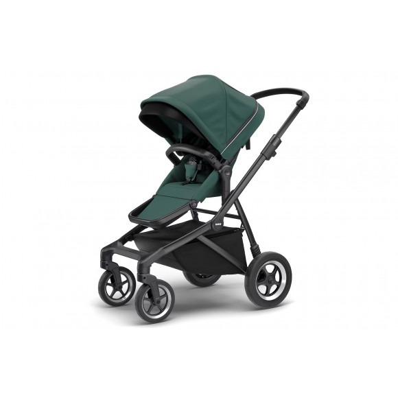 Carucior Thule SLEEK Cadru Negru si Copertina Mallard Green Carucior Thule SLEEK Cadru Negru si Copertina Mallard Green