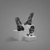Scaun pentru copii, cu montare pe bicicleta in fata - Thule Yepp Nexxt 2 Mini Monument Gray