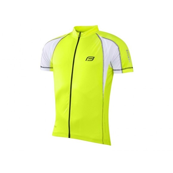 Tricou ciclism Force T10 fluo