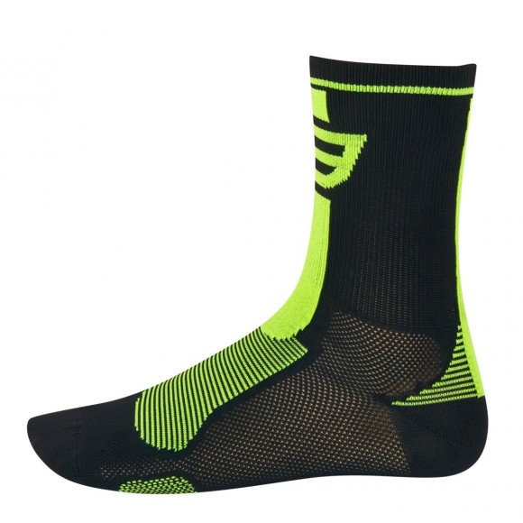 Sosete Force Long negru/fluo