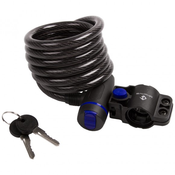 Antifurt cu Cheie M-WAVE S 10.18 Negru Antifurt cu Cheie M-WAVE S 10.18 Negru