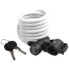 Antifurt cu Cheie M-WAVE "S 10.18" Alb Antifurt cu Cheie M-WAVE "S 10.18" Alb