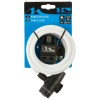Antifurt cu Cheie M-WAVE "S 10.18" Alb Antifurt cu Cheie M-WAVE "S 10.18" Alb