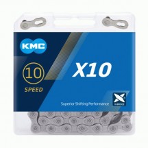Lant KMC X-10 Grey  Pentru 10 Viteze 114 Zale