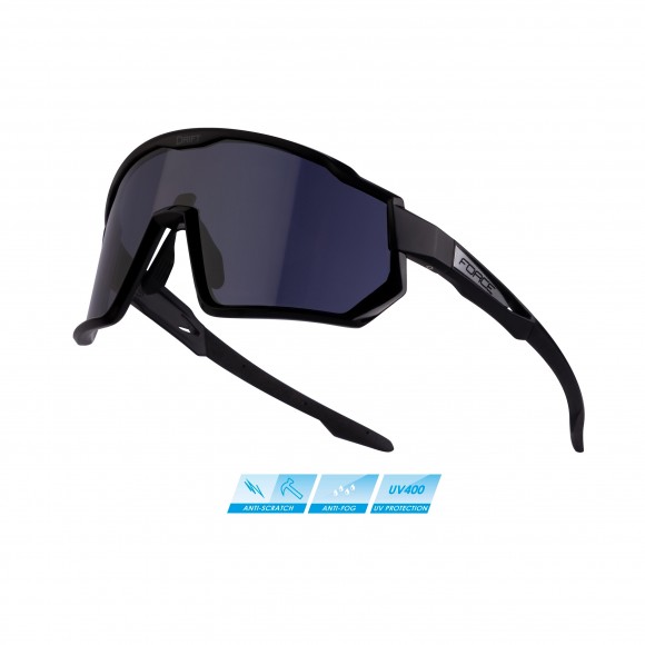 Ochelari Force Drift negri, lentile fumurii Ochelari Force Drift negri, lentile fumurii