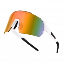 Ochelari Force Electra Albi, lentile rosu-revo