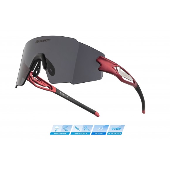 Ochelari Force Mantra Rosii, lentile negre Ochelari Force Mantra Rosii, lentile negre