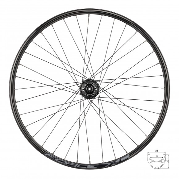 Roata spate 26 Force XC Disc 559x19 36h Roata spate 26 Force XC Disc 559x19 36h