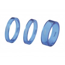 BBB Distantier furca BHP-37 1-1/8 2x5mm 1x10mm albastru transparent