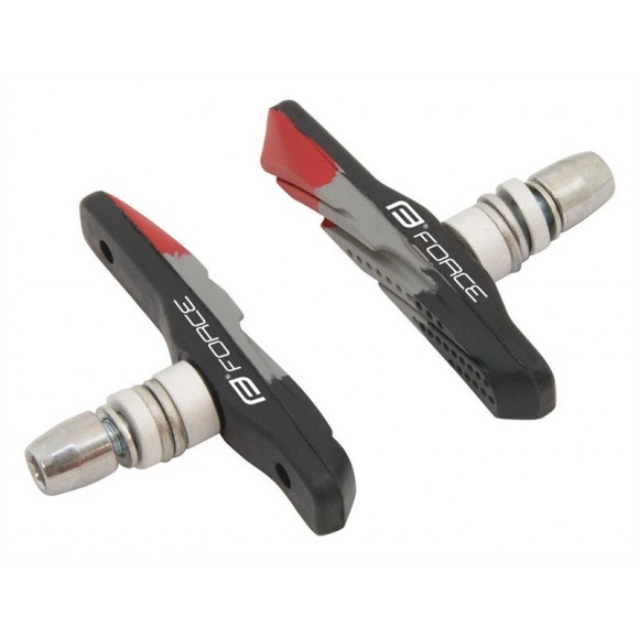 Saboti frana Force 70mm negru/gri/rosu Saboti frana Force 70mm negru/gri/rosu