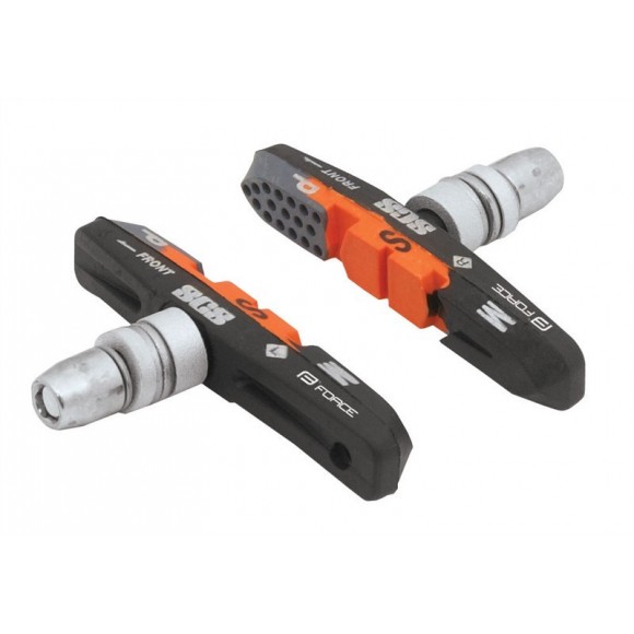Saboti frana Force 70mm negru/portocaliu/gri Saboti frana Force 70mm negru/portocaliu/gri