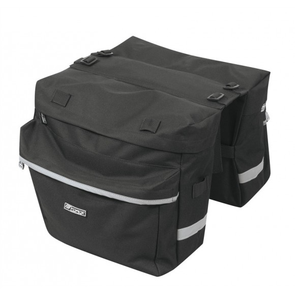 Geanta portbagaj spate Force Double 2x10l neagra