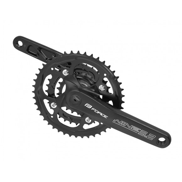 Pedalier Force Nine3.2 AL 44/32/22T 175 mm negru Pedalier Force Nine3.2 AL 44/32/22T 175 mm negru