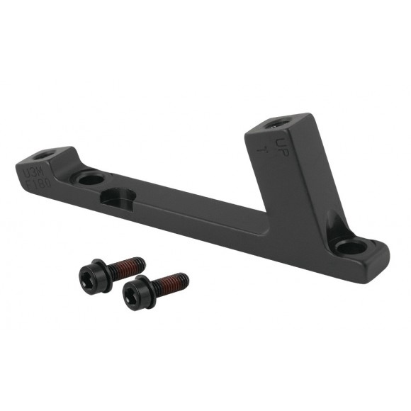 Adaptor etrier fata postmount Force 180 mm negru Adaptor etrier fata postmount Force 180 mm negru