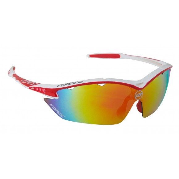 Ochelari Force Ron albi lentila rosu laser Ochelari Force Ron albi lentila rosu laser