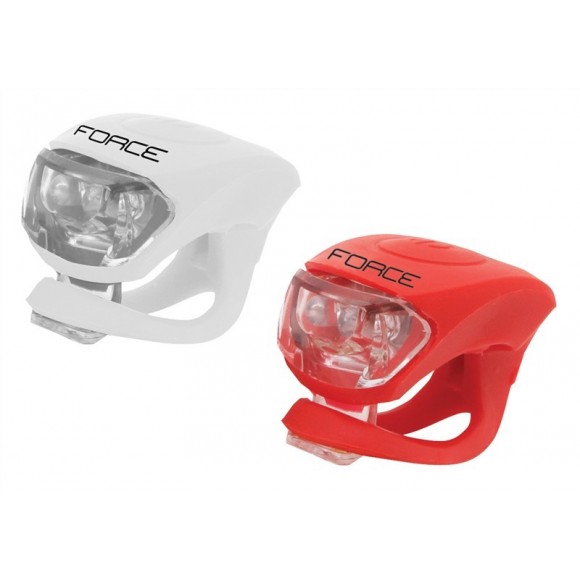 Set lumini Force Double F alb/rosu Set lumini Force Double F alb/rosu