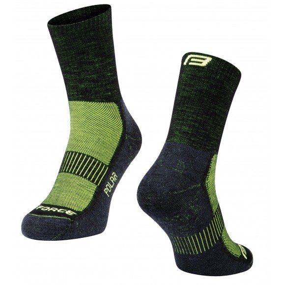 Sosete Force Polar Negru/Galben Fluo Sosete Force Polar Negru/Galben Fluo