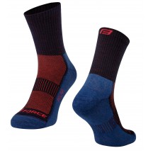 Sosete Force Polar Albastru/Rosu