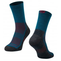 Sosete Force Polar Turcoz/Rosu