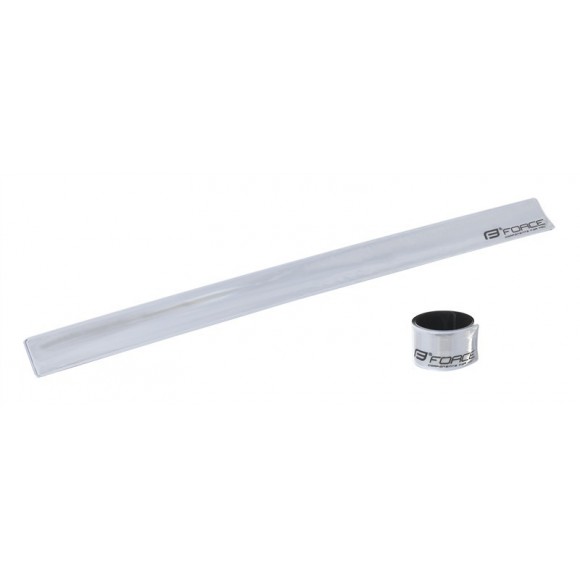 Banda reflctorizanta retractibila Force 38 cm argintie Banda reflctorizanta retractibila Force 38 cm argintie