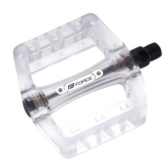 Pedale BMX Force plastic transparent Pedale BMX Force plastic transparent
