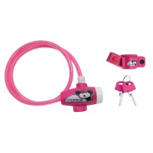 Lacat Force pentru copii 80 cm/8 mm roz