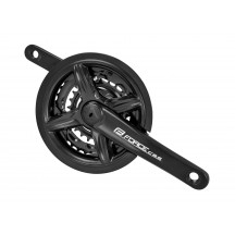 Pedalier Force C8.5 Al 42/34/24T 175 mm negru