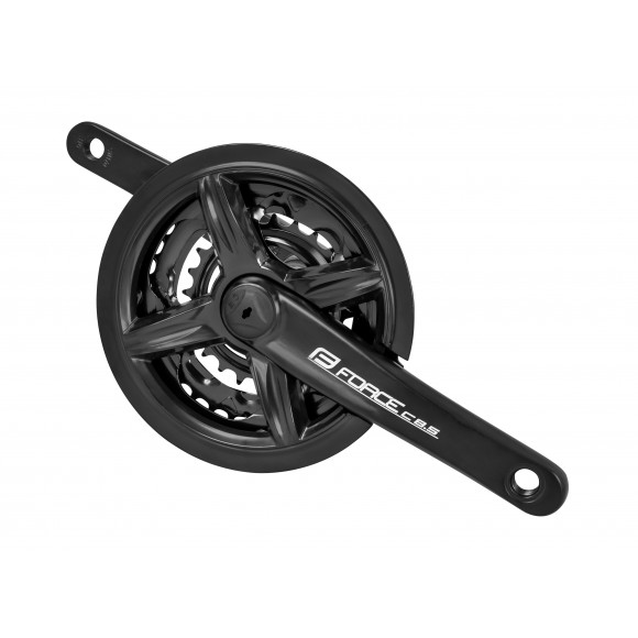 Pedalier Force C8.5 Al 42/34/24T 175 mm negru Pedalier Force C8.5 Al 42/34/24T 175 mm negru