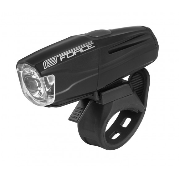 Far fata Force Shark USB 500Lm Negru Negru Far fata Force Shark USB 500Lm Negru Negru