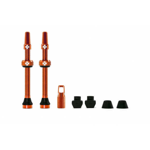 Valve Tubeless Muc-Off Presta MTB 60mm Portocalii Valve Tubeless Muc-Off Presta MTB 60mm Portocalii