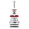 Cuvetarie Force Taper integrata 1.1/8-1.1/2 rosie Cuvetarie Force Taper integrata 1.1/8-1.1/2 rosie