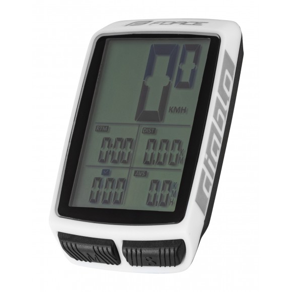Ciclocomputer Force DIABLO 11F fara fir, alb Ciclocomputer Force DIABLO 11F fara fir, alb