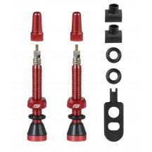 Set Valve Tubeless Force 2xFv 44mm Rosii