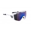 Ochelari Force Ombro Plus, lentila albastra laser, alb mat