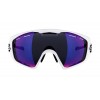 Ochelari Force Ombro Plus, lentila albastra laser, alb mat