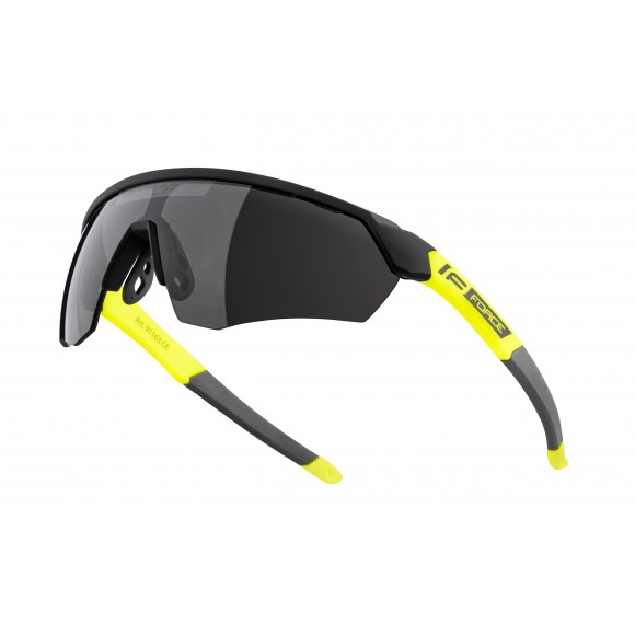 Ochelari Force Enigma, lentila neagra, negru/fluo mat Ochelari Force Enigma, lentila neagra, negru/fluo mat