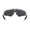 Ochelari Force Enigma, lentila neagra, alb mat