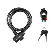 Lacat Force Strong spirala 150cm/10mm cu suport negru