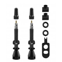 Set Valve Tubeless Force Gap 2xFv 44mm Negre