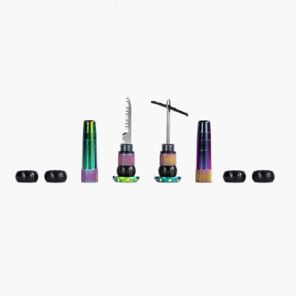 Kit reparatie Muc-Off Stealth Tubeless Puncture Plug Iridiscent Kit reparatie Muc-Off Stealth Tubeless Puncture Plug Iridiscent