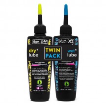 Set uleiuri lant Muc-Off Twin Pack DrysiWet, 120ml