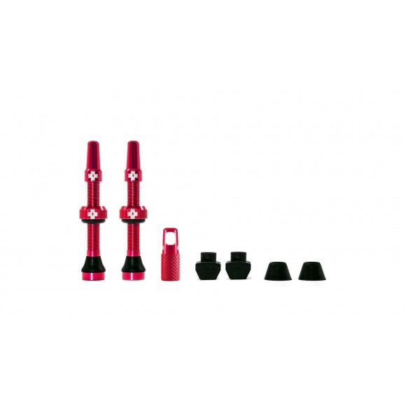 Valve Tubeless Muc-Off Presta MTB 44mm Rosii Valve Tubeless Muc-Off Presta MTB 44mm Rosii
